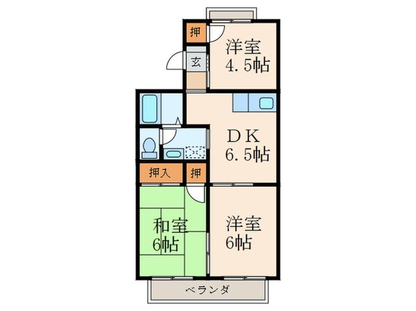 ボンセジュール霧ヶ丘の物件間取画像